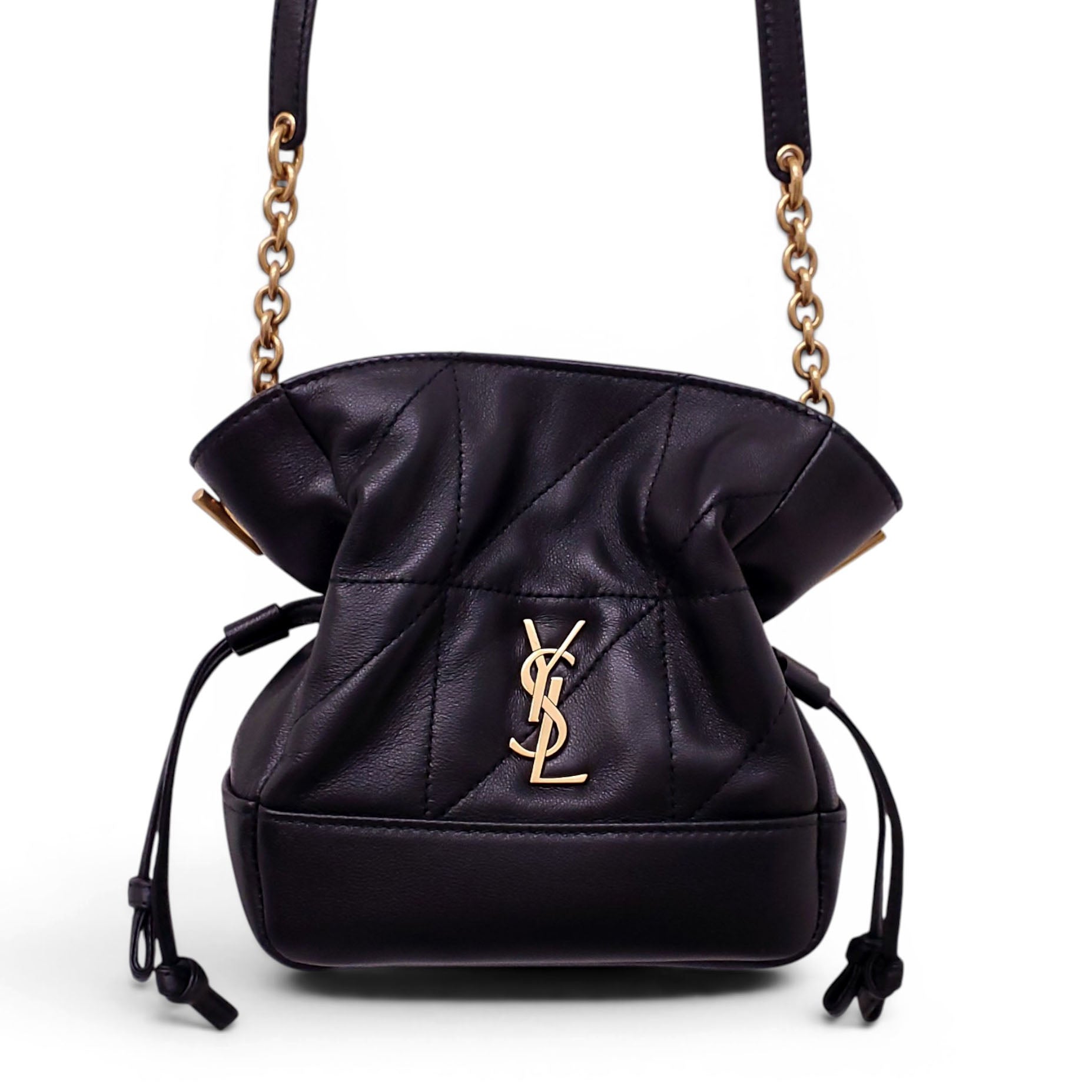 SAINT LAURENT BLACK MINI 'JAMIE' BAG
