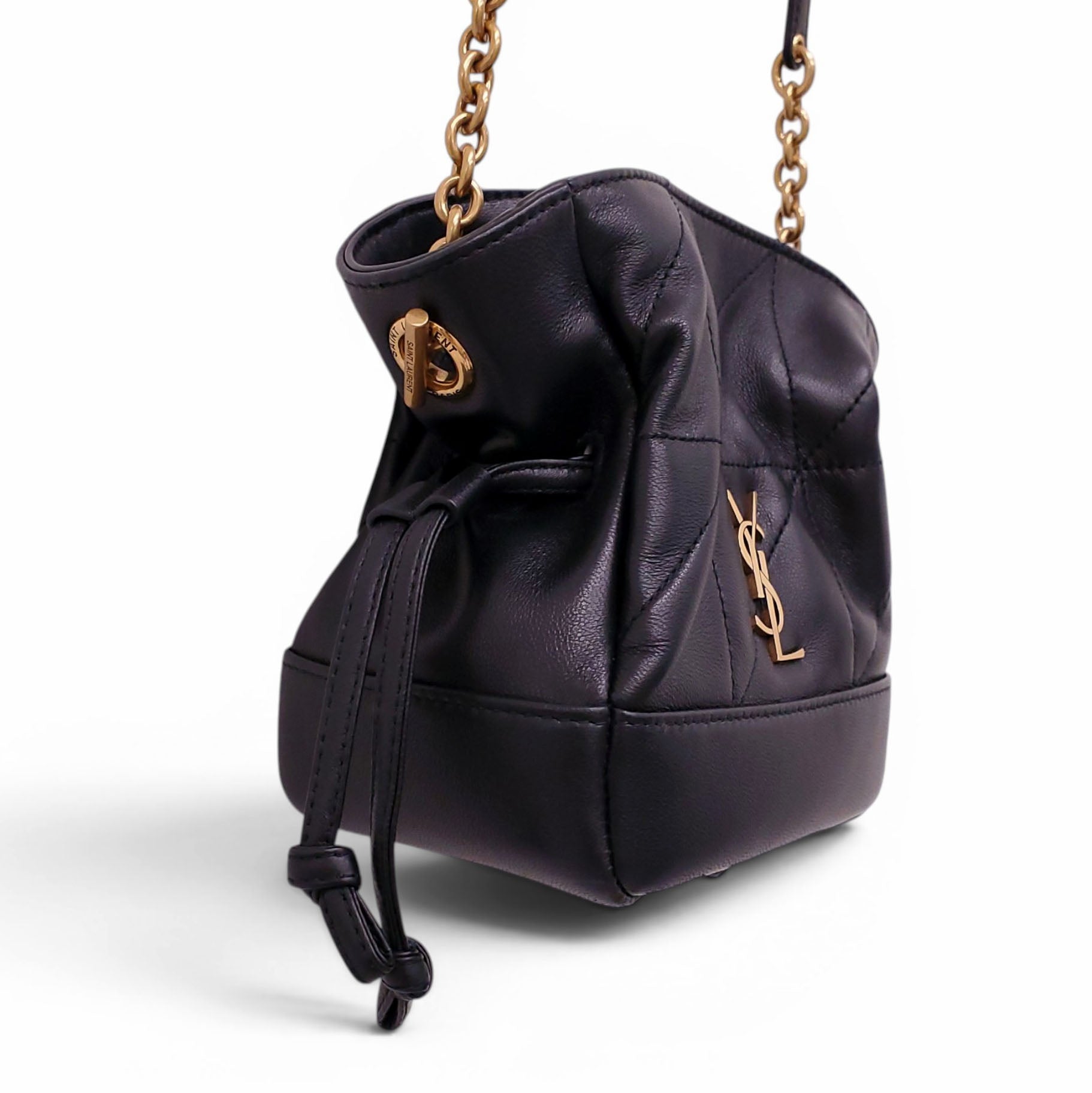 SAINT LAURENT BLACK MINI 'JAMIE' BAG