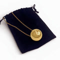 SAINT LAURENT GOLD SPHERE NECKLACE