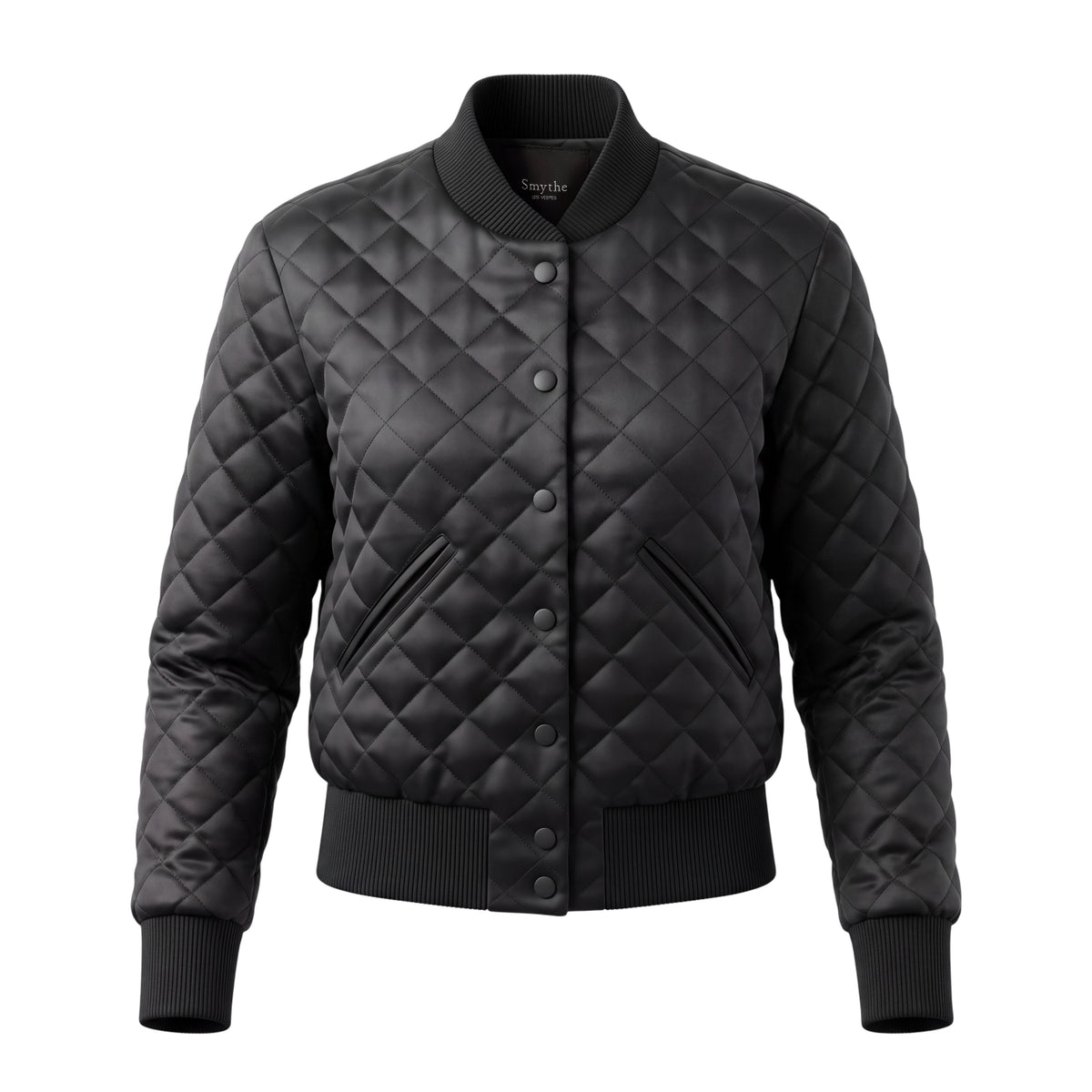 SMYTHE BLACK BOMBER JACKET  - SIZE 4