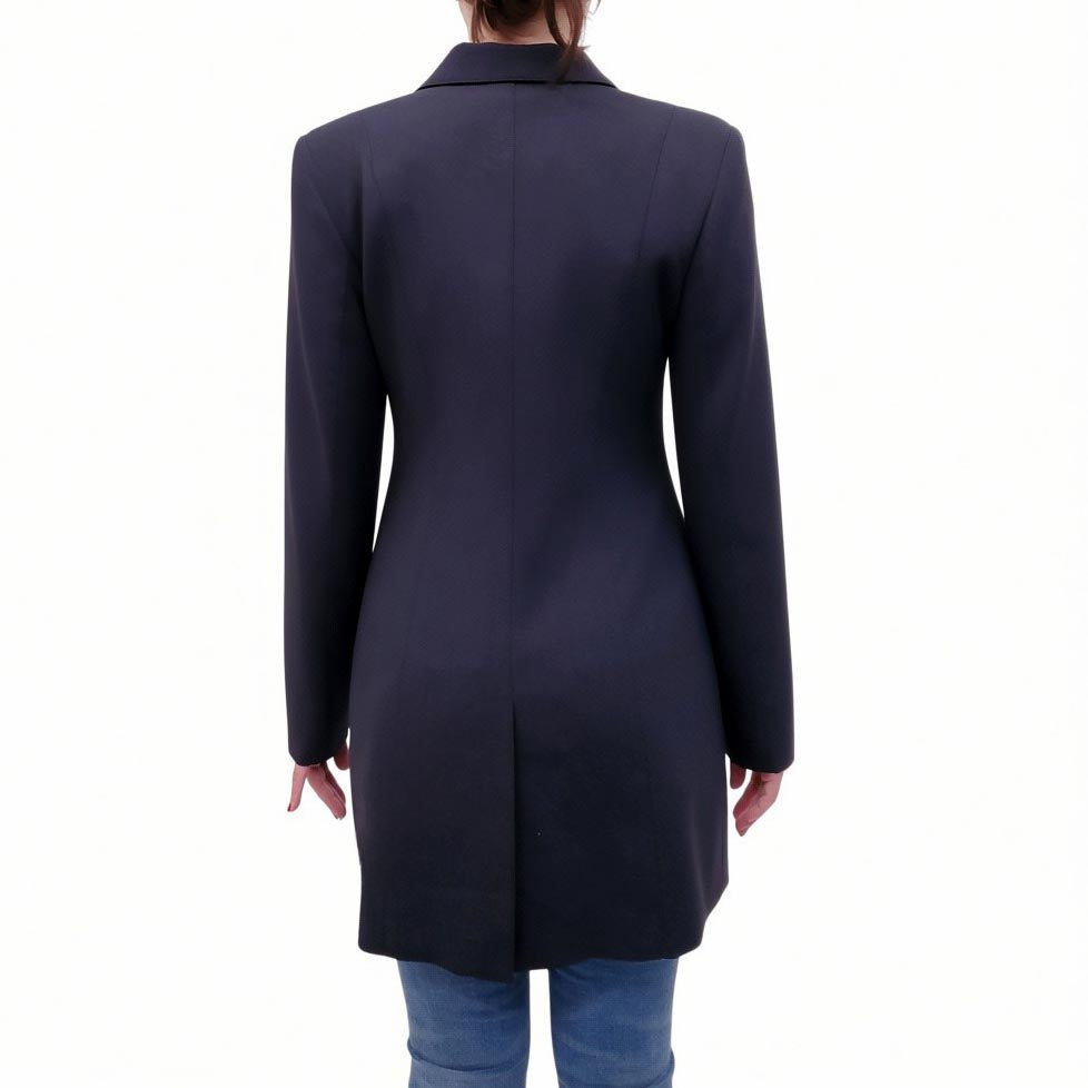 SMYTHE BLACK LONG BLAZER - SIZE 4