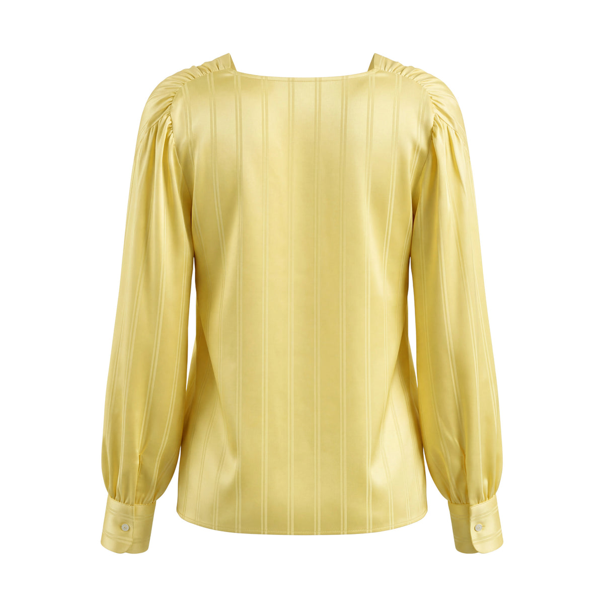 SMYTHE CHARTREUSE YELLOW BLOUSE - SIZE S