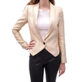 SMYTHE GOLD METALLIC BLAZER - SIZE 4