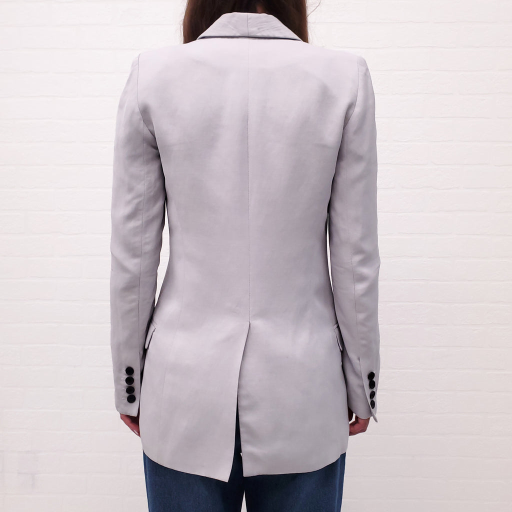 SMYTHE GREY TUXEDO JACKET - SIZE 2