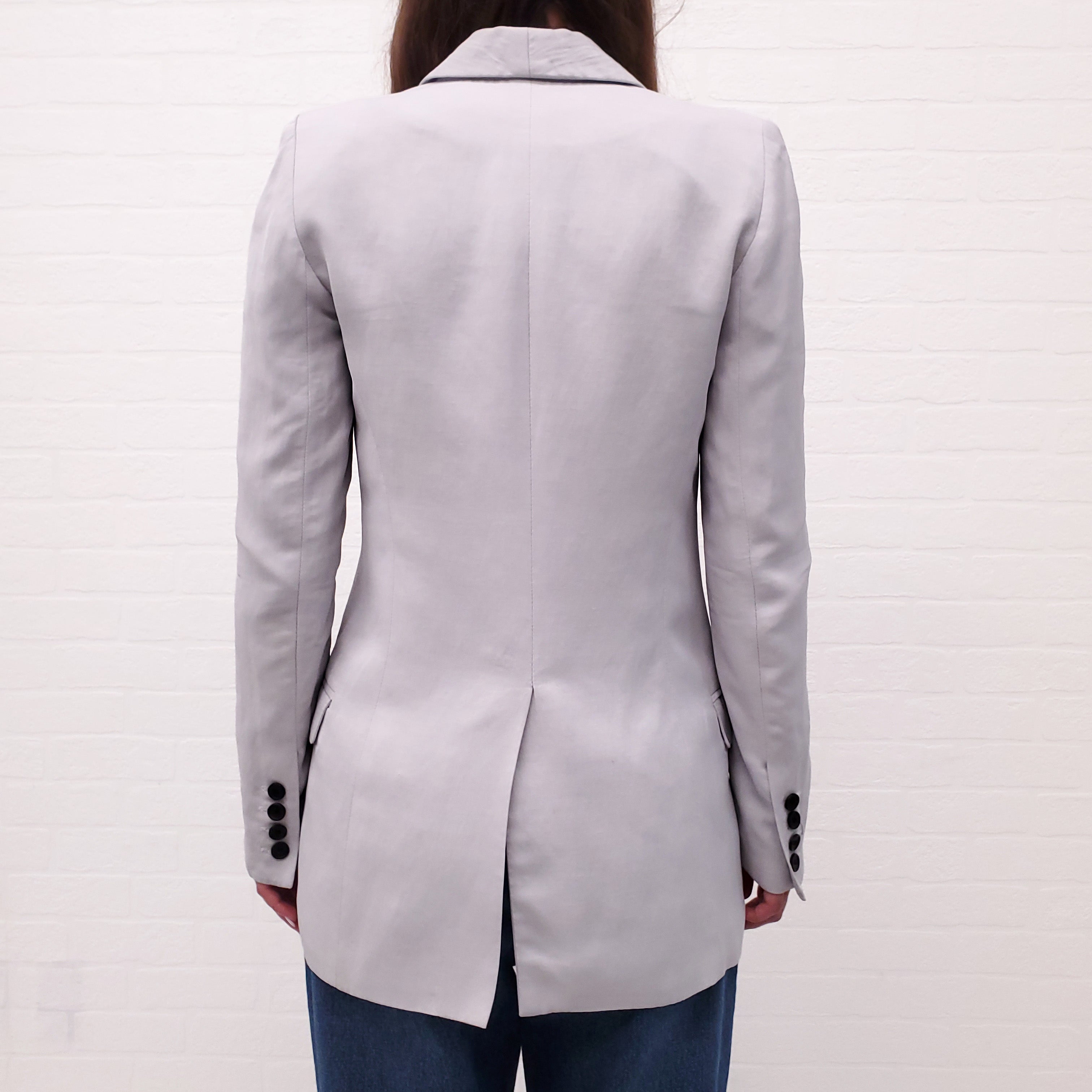 SMYTHE GREY TUXEDO JACKET - SIZE 2