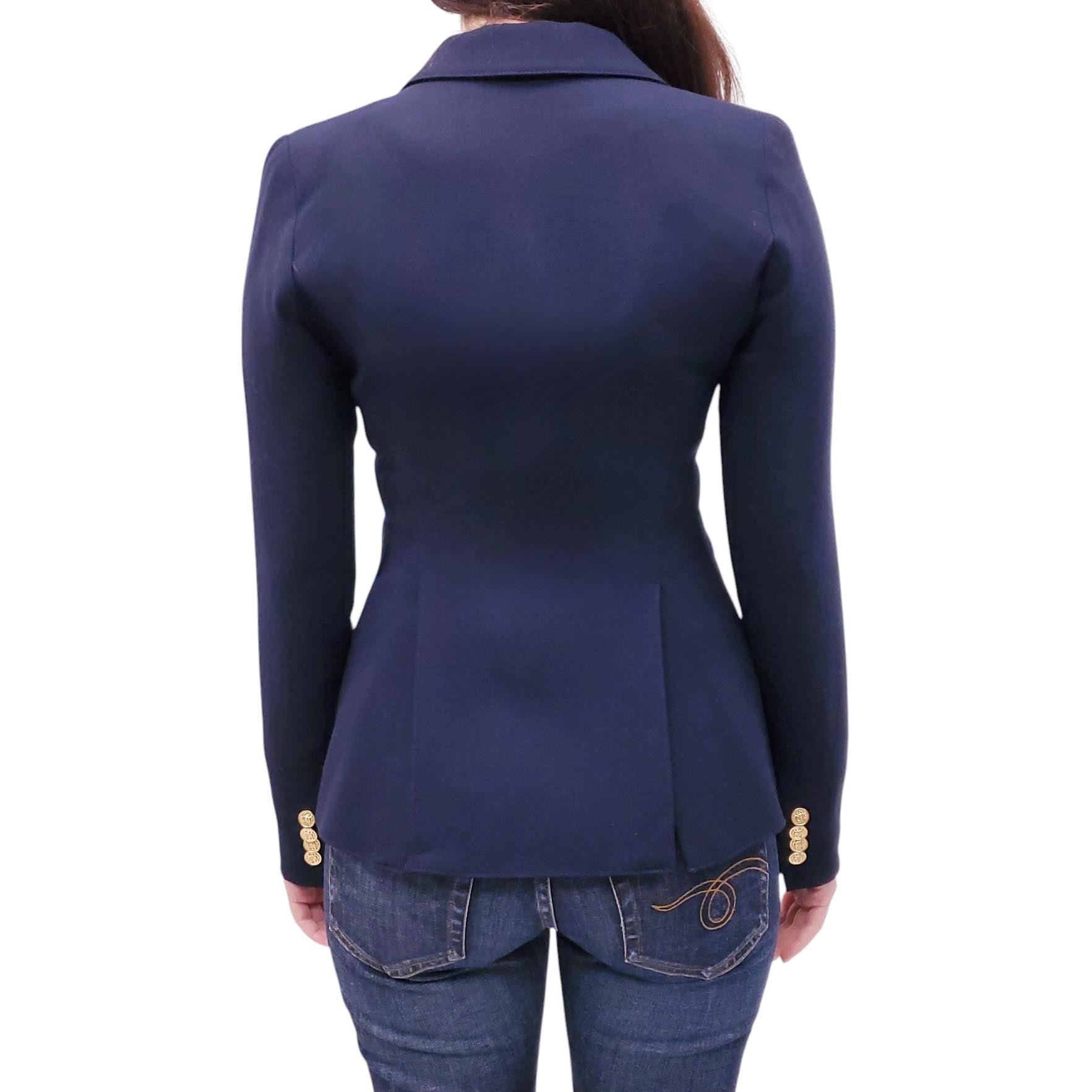 SMYTHE NAVY DUCHESS BLAZER - SIZE 2