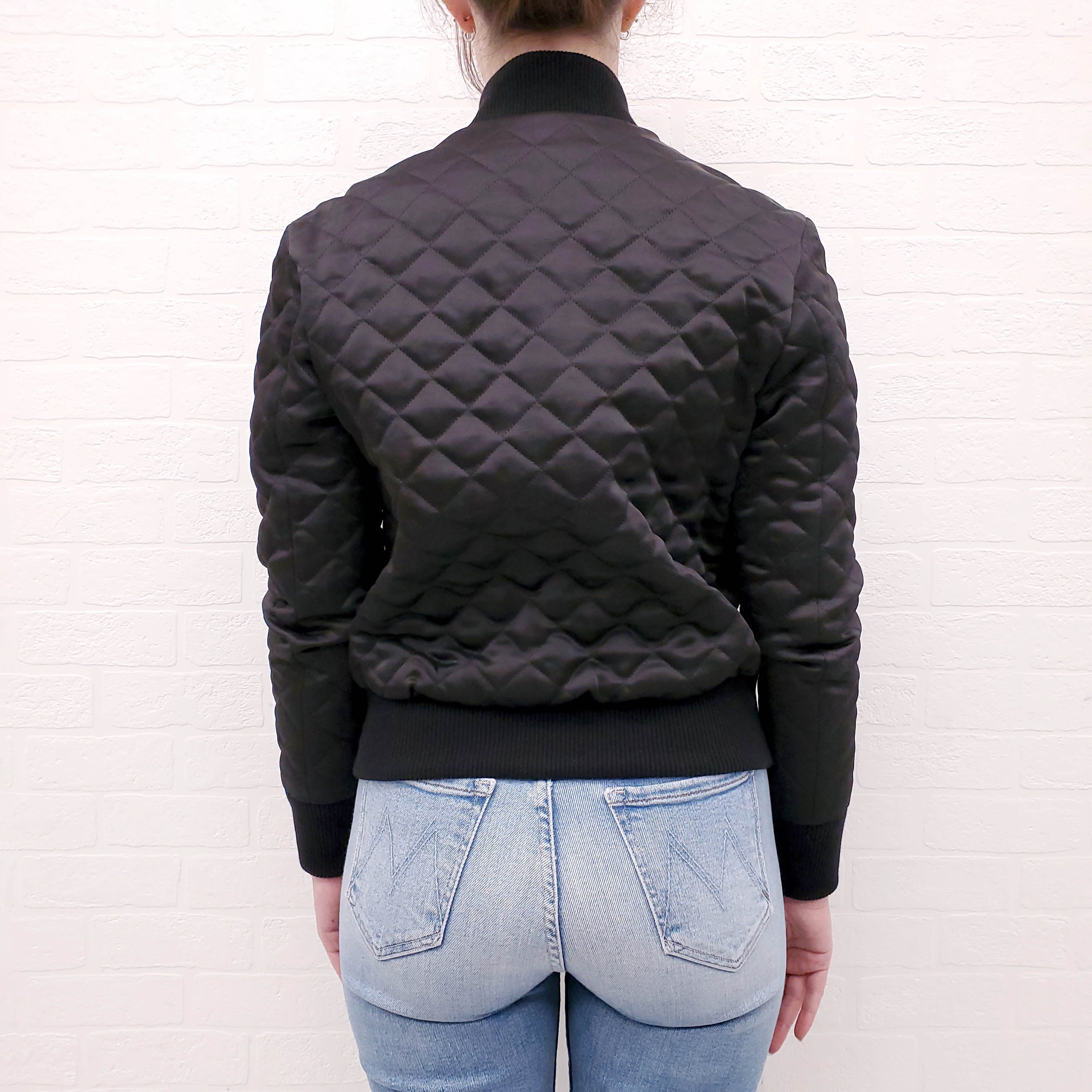 SMYTHE PADDED BOMBER JACKET - SIZE 4