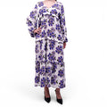 SMYTHE PURPLE FLORAL DRESS - SIZE M