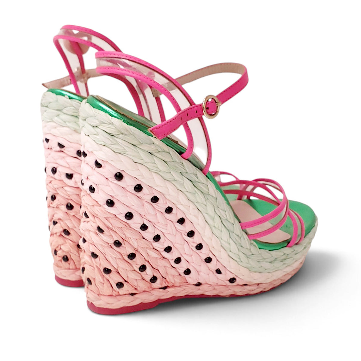SOPHIA WEBSTER WATERMELON WEDGES - SIZE 40