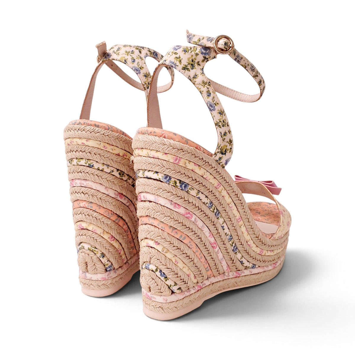 SOPHIA WEBSTER X LOVE SHACK FANCY WDGES - SIZE 39.5