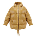 STAND STUDIO YELLOW PUFFER JACKET - SIZE 36