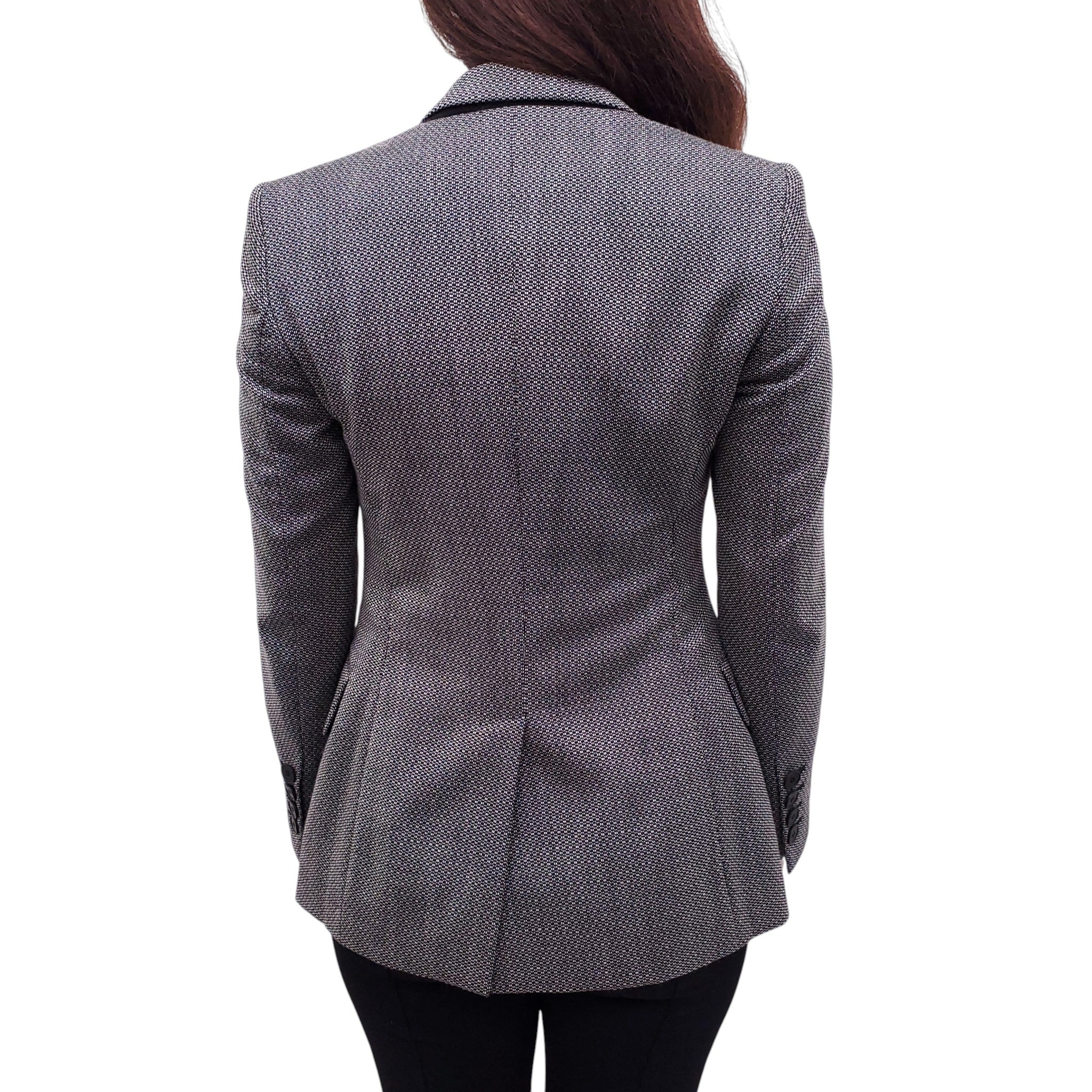 STELLA MCCARTNEY BLACK AND WHITE BLAZER - SIZE 38