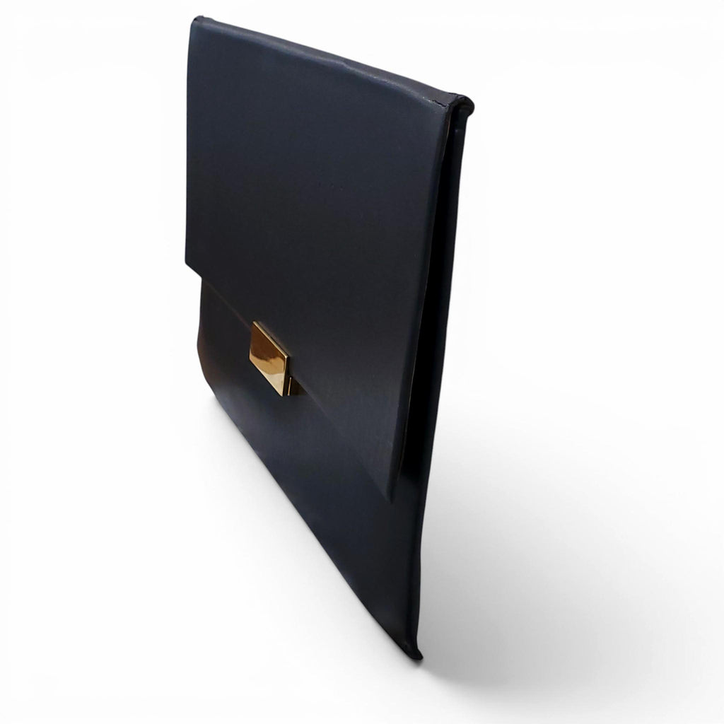 STELLA MCCARTNEY BLACK VEGAN LEATHER CLUTCH