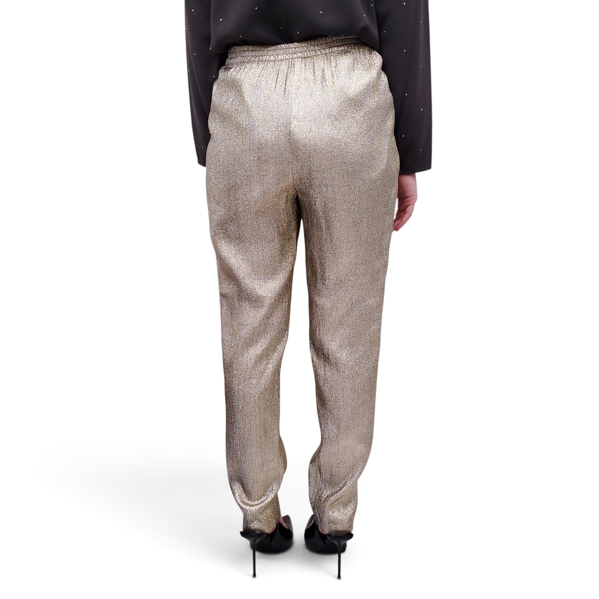 STELLA MCCARTNEY GOLD LURES TROUSERS - SIZE 42