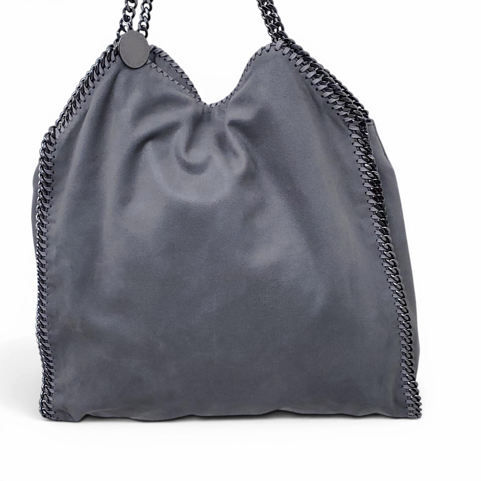 STELLA MCCARTNEY GREY 'FALABELLA' HOBO BAG