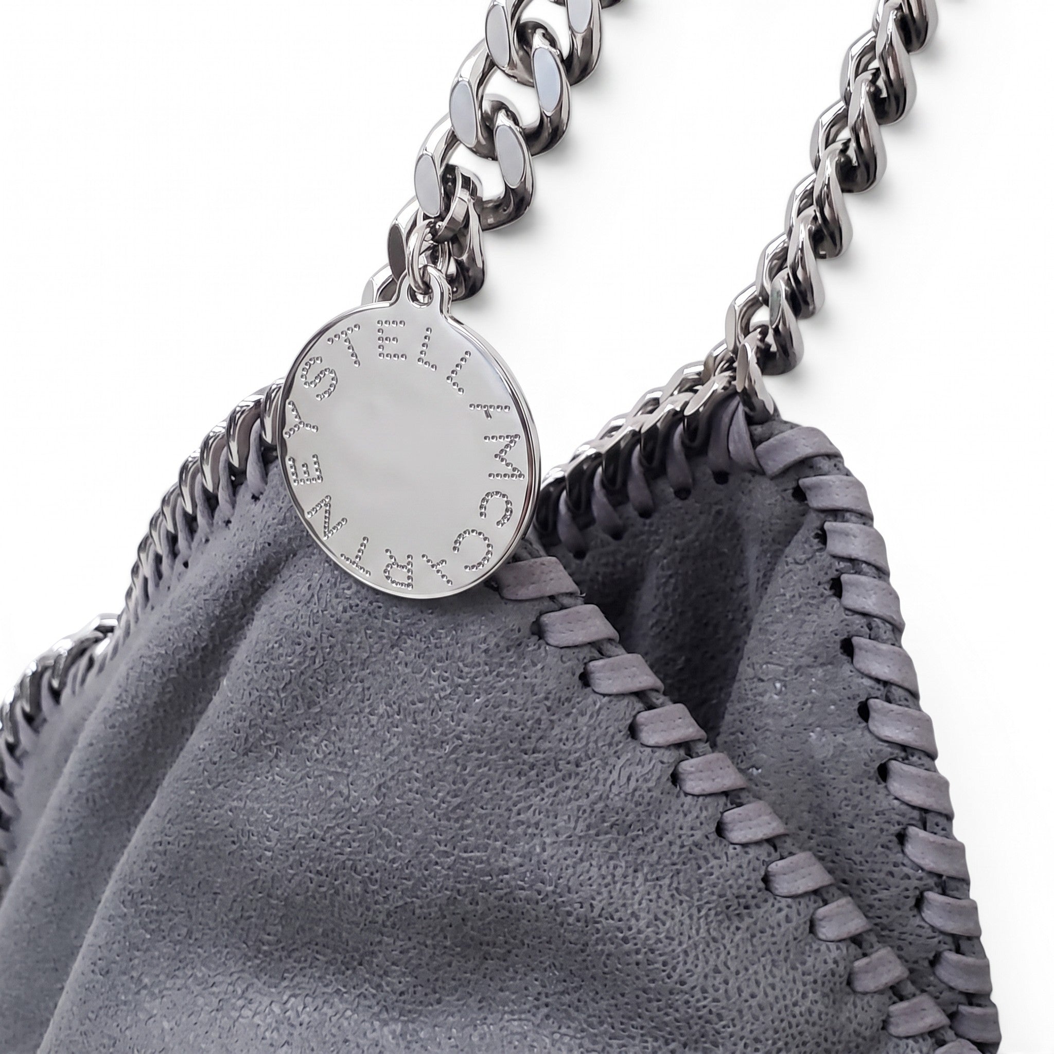 STELLA MCCARTNEY GREY 'FALABELLA' HOBO BAG