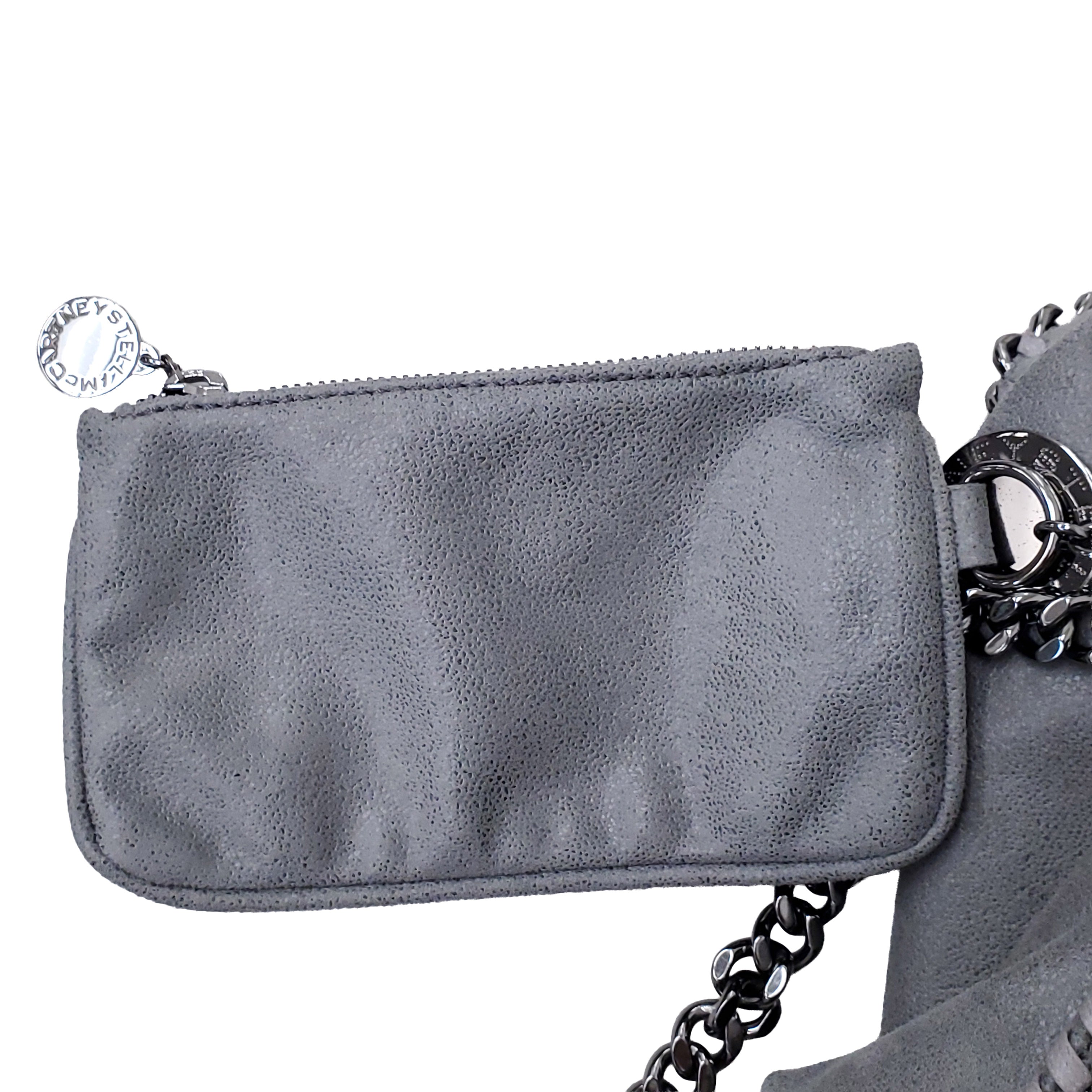 STELLA MCCARTNEY GREY 'FALABELLA' HOBO BAG