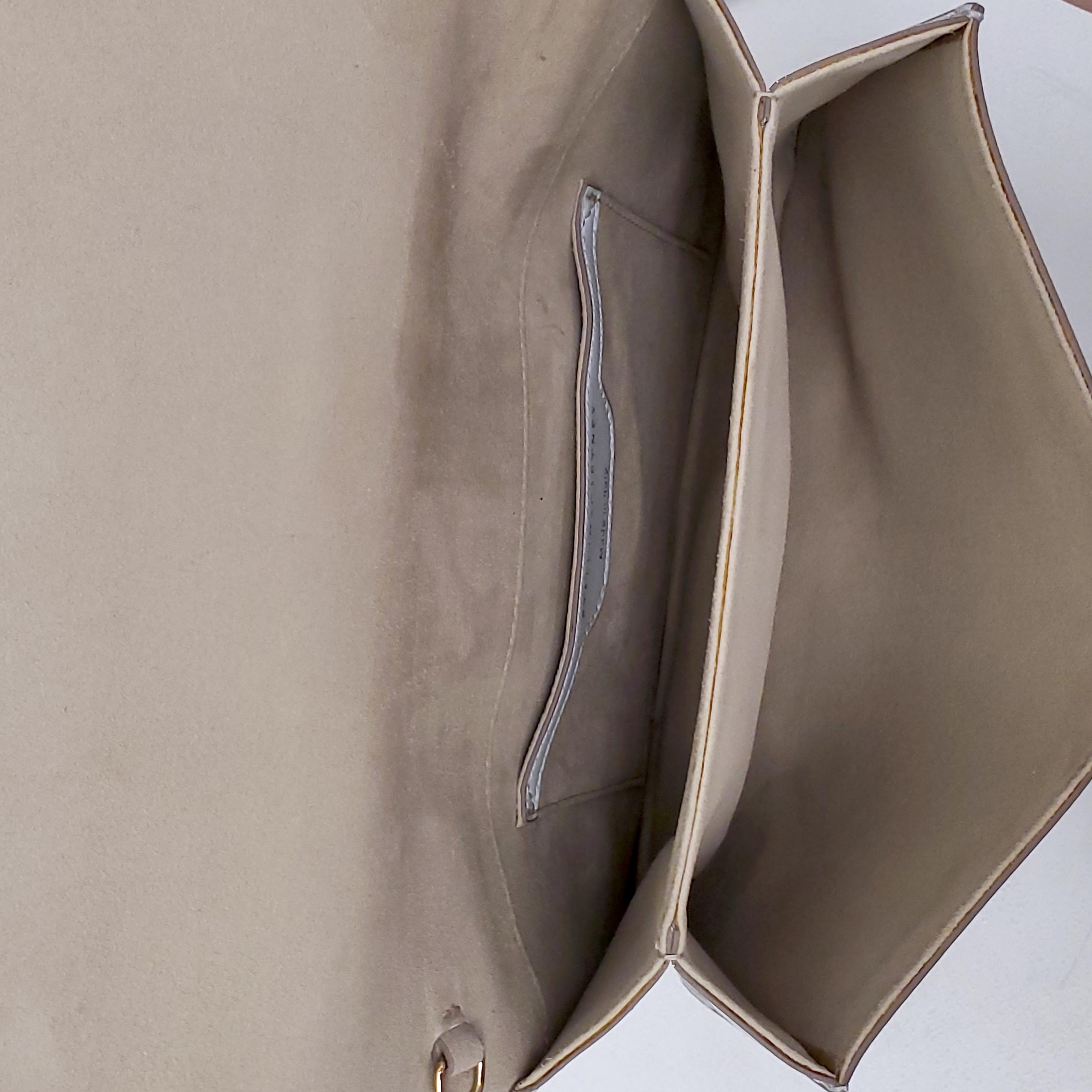 STELLA MCCARTNEY LIGHT BLUE VEGAN LEATHER BAG WITH GOLD HARDWARE