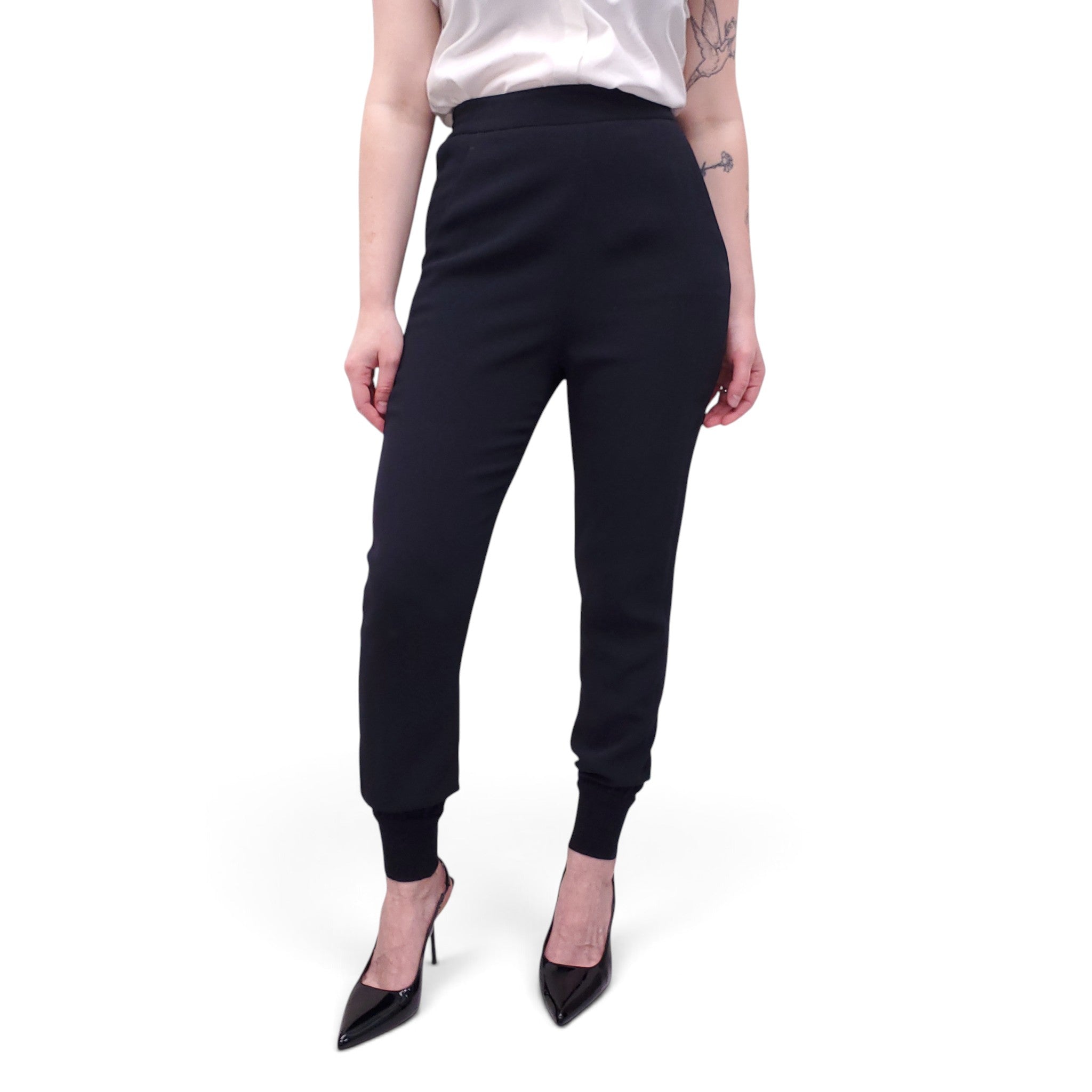 STELLA MCCARTNEY NAVY ELASTIC JOGGERS - SIZE 34