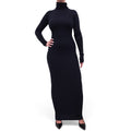 STELLA MCCARTNEY NAVY TURTLENECK SWEATER DRESS - SIZE S