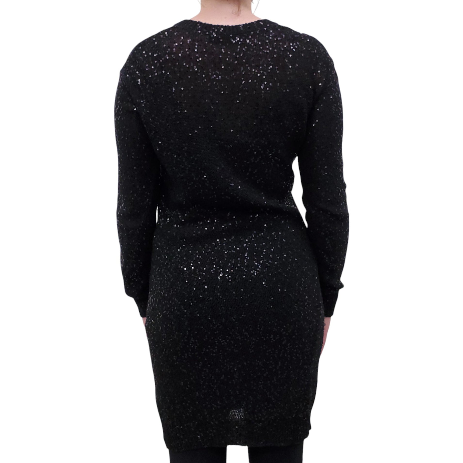 STELLA MCCARTNEY SEQUIN KNIT DRESS - SIZE 40