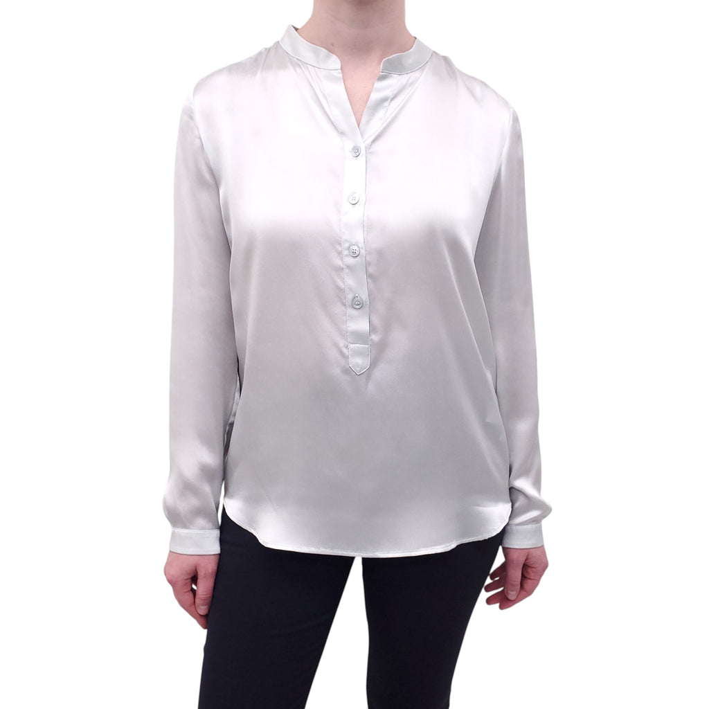 STELLA MCCARTNEY SILK PEARL BLOUSE - SIZE 38