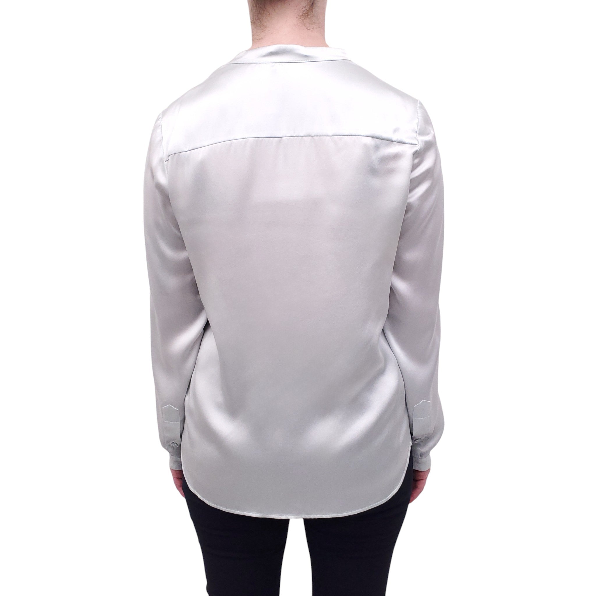 STELLA MCCARTNEY SILK PEARL BLOUSE - SIZE 38