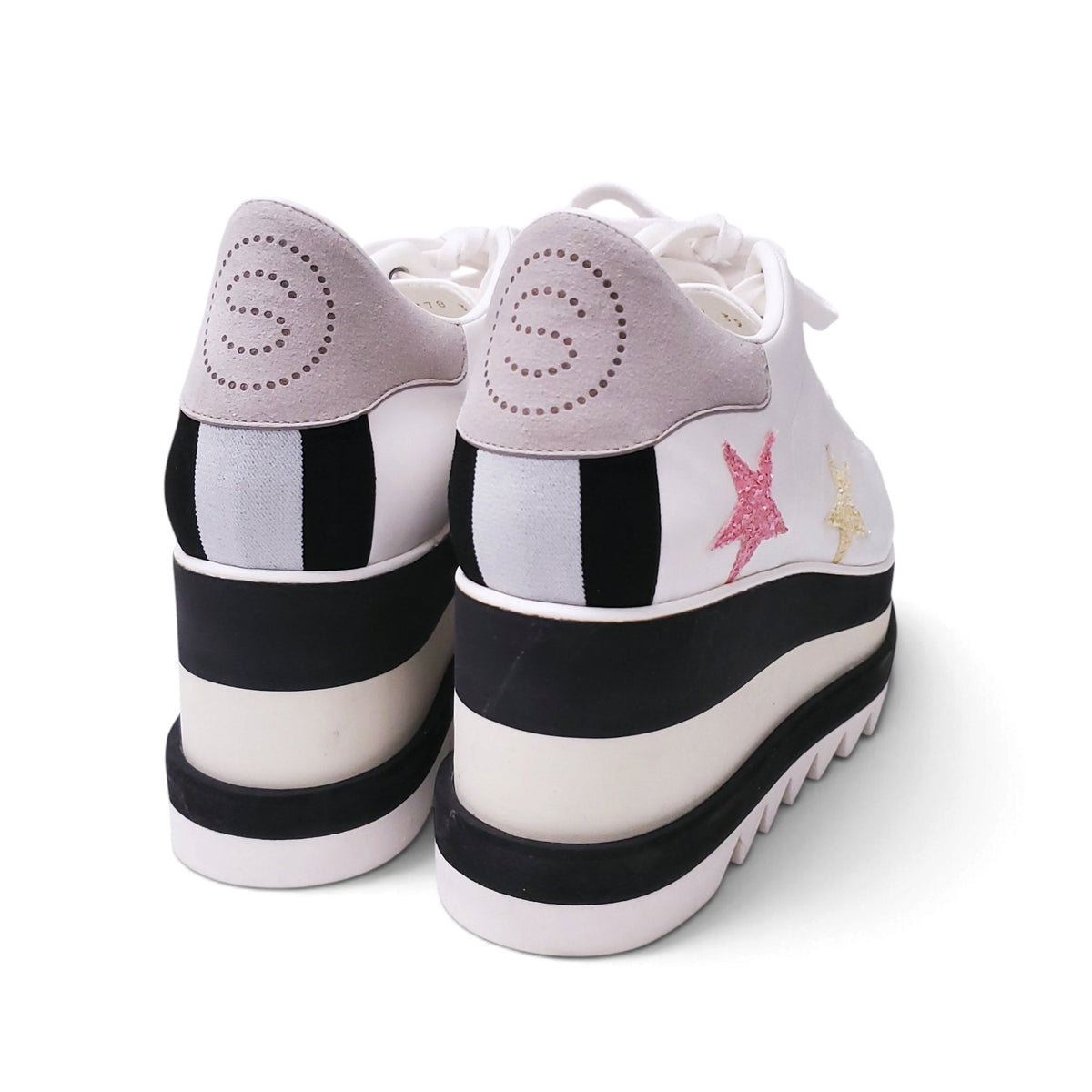 STELLA MCCARTNEY STAR EMBELLISHED SNEAKERS - SIZE 39