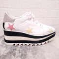 STELLA MCCARTNEY STAR EMBELLISHED SNEAKERS - SIZE 39