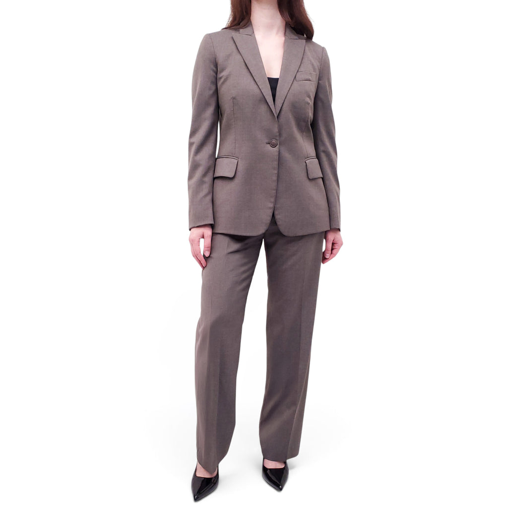 STELLA MCCARTNEY TAUPE SUIT - SIZE 40