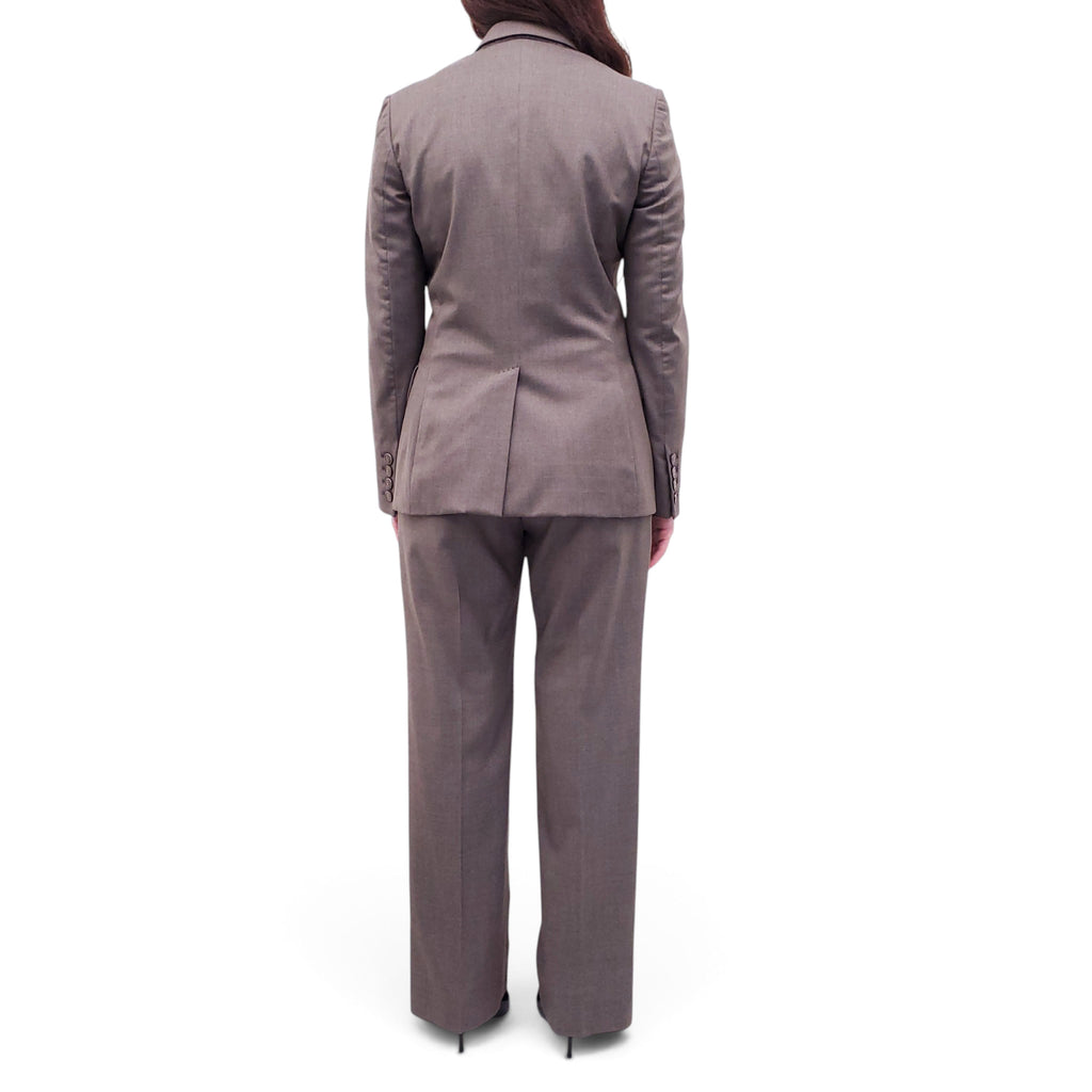 STELLA MCCARTNEY TAUPE SUIT - SIZE 40