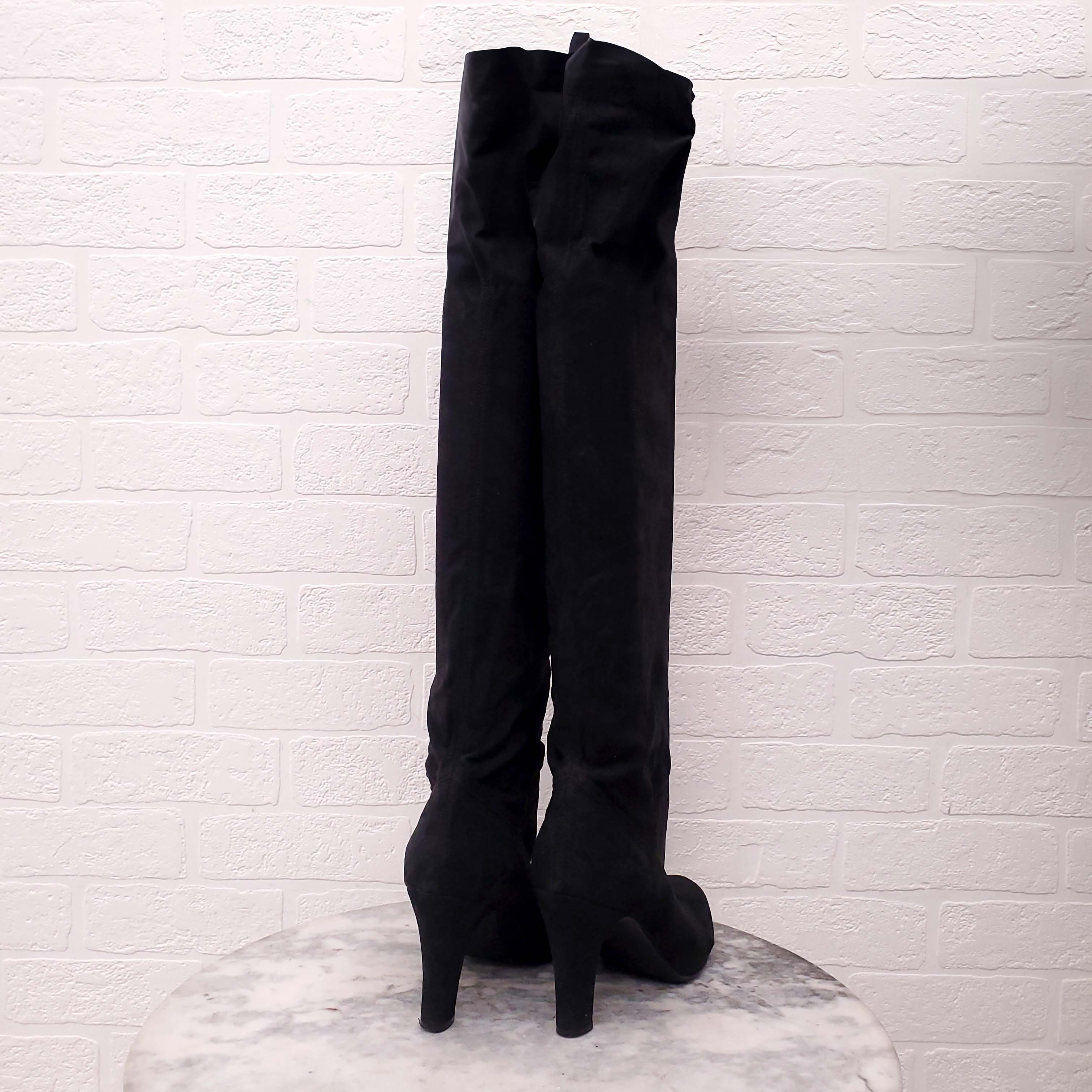 STELLA MCCARTNEY VEGAN SUEDE BOOTS - SIZE 40