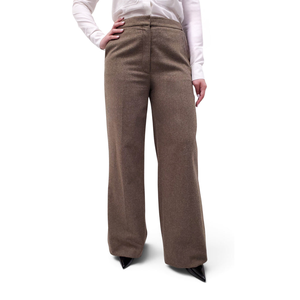 STELLA MCCARTNEY WIDE LEG WOOL TROUSERS - SIZE 44
