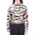 STELLA MCCARTNEY ZEBRA PRINT JACKET - SIZE 40