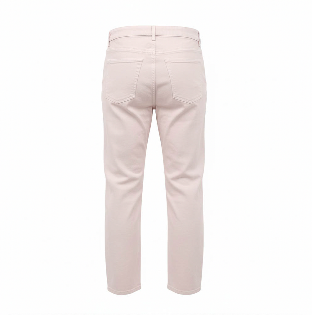 KHAITE 'ABIGAIL' CREAM JEANS - SIZE 32