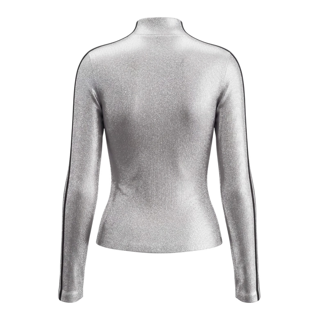 BALENCIAGA X ADIDAS COLLABORATION METALLIC SWEATER - SIZE L
