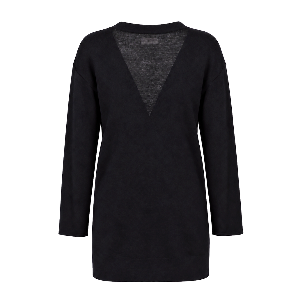 PRADA BLACK CARDIGAN - SIZE 42