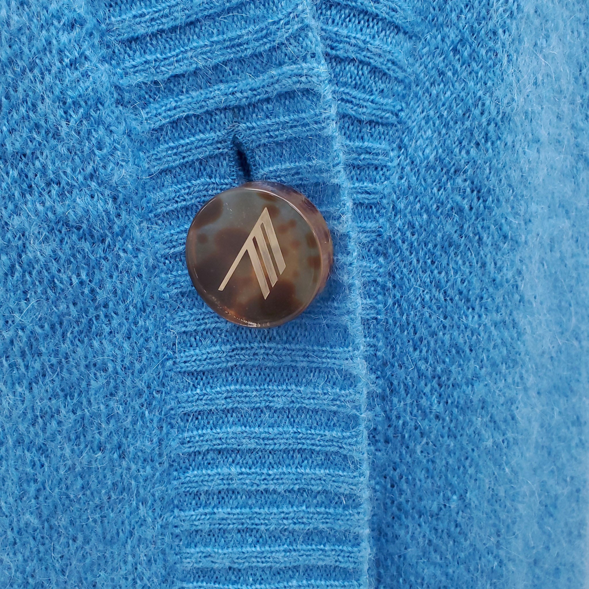 THE ATTICO BLUE LONG CARDIGAN - SIZE S