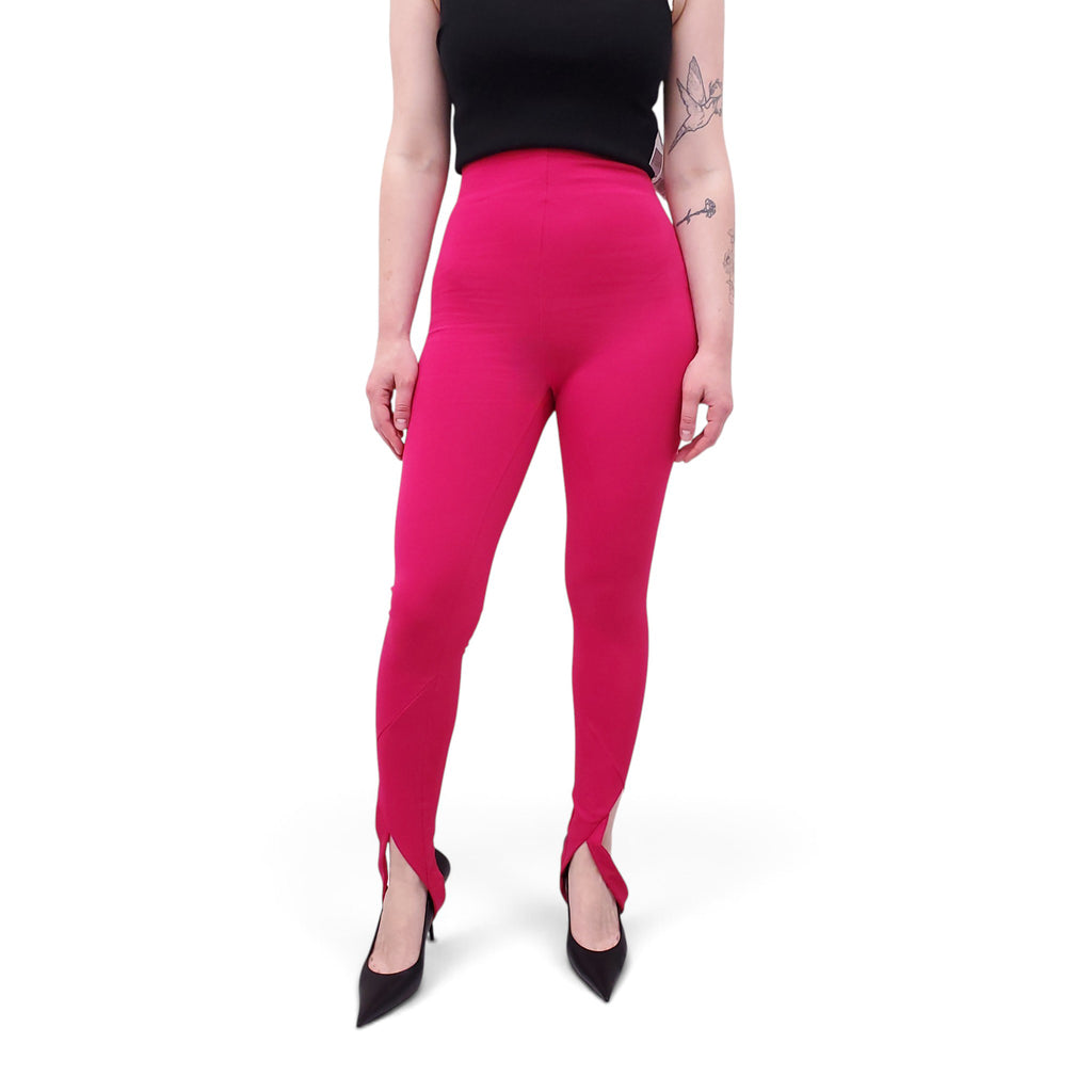 THE ATTICO PINK STIR UP LEGGINGS - SIZE 38