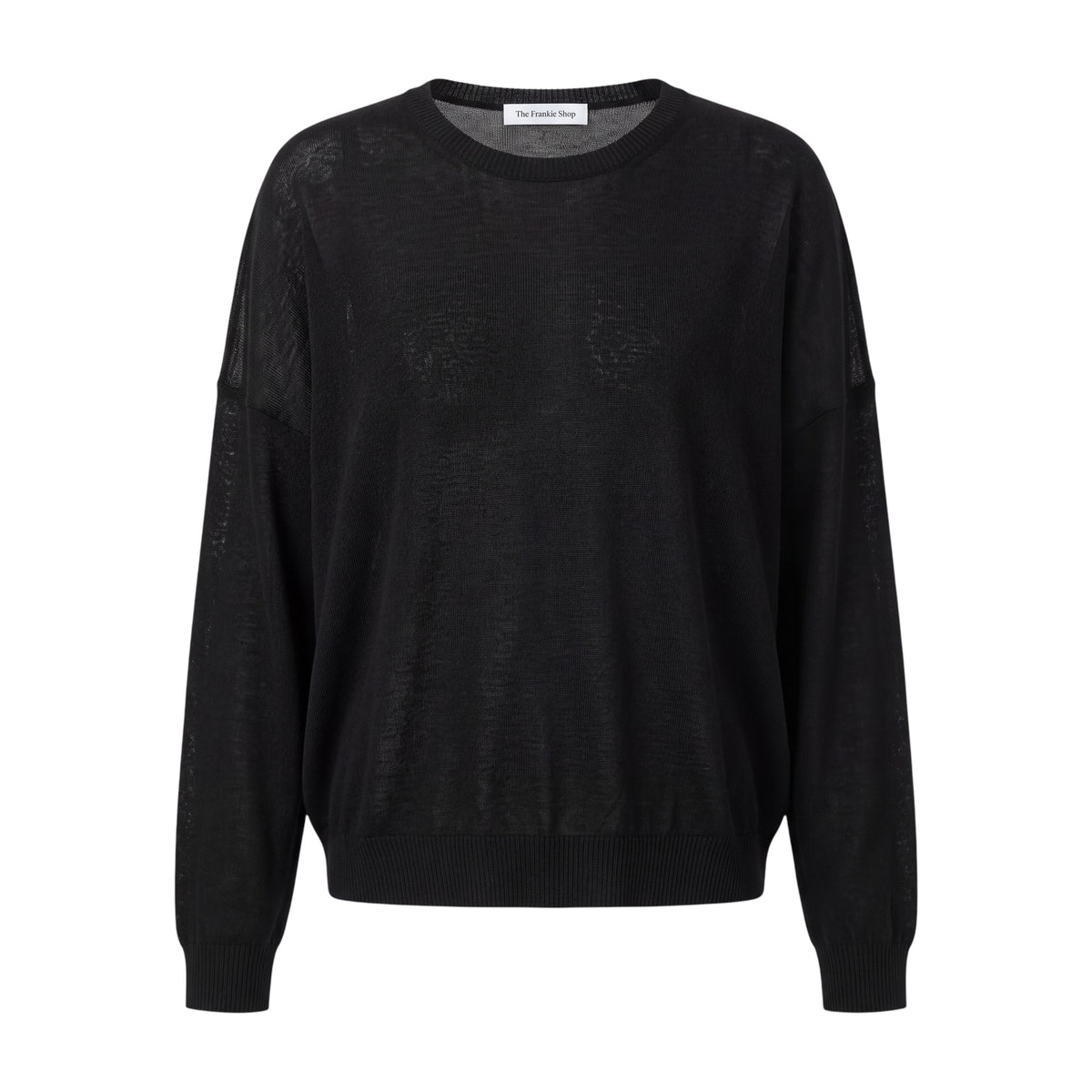 THE FRANKIE SHOP BLACK OVERSIZED SWEATER - SIZE XL