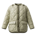 THE FRANKIE SHOP GREEN CLASSIC QUILTED JACKET - SIZE XS/S