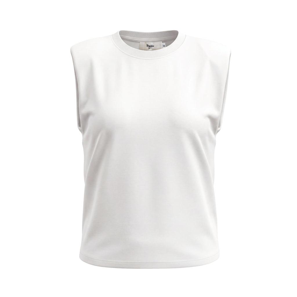 THE FRANKIE SHOP SHOULDER MUSCLE T-SHIRT - SIZE S