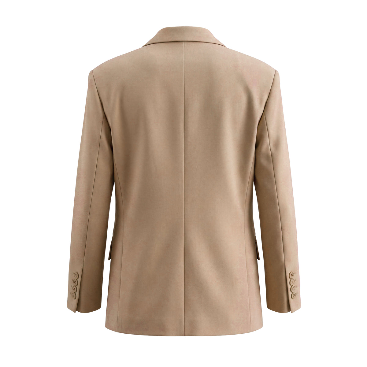 THE FRANKIE SHOP TAUPE OVERSIZED BLAZER - SIZE S