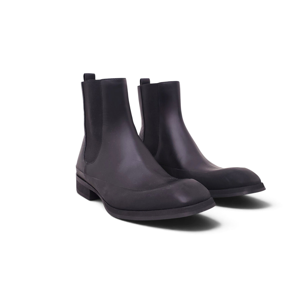 THE ROW BLACK CHELSEA BOOTS - SIZE 37.5
