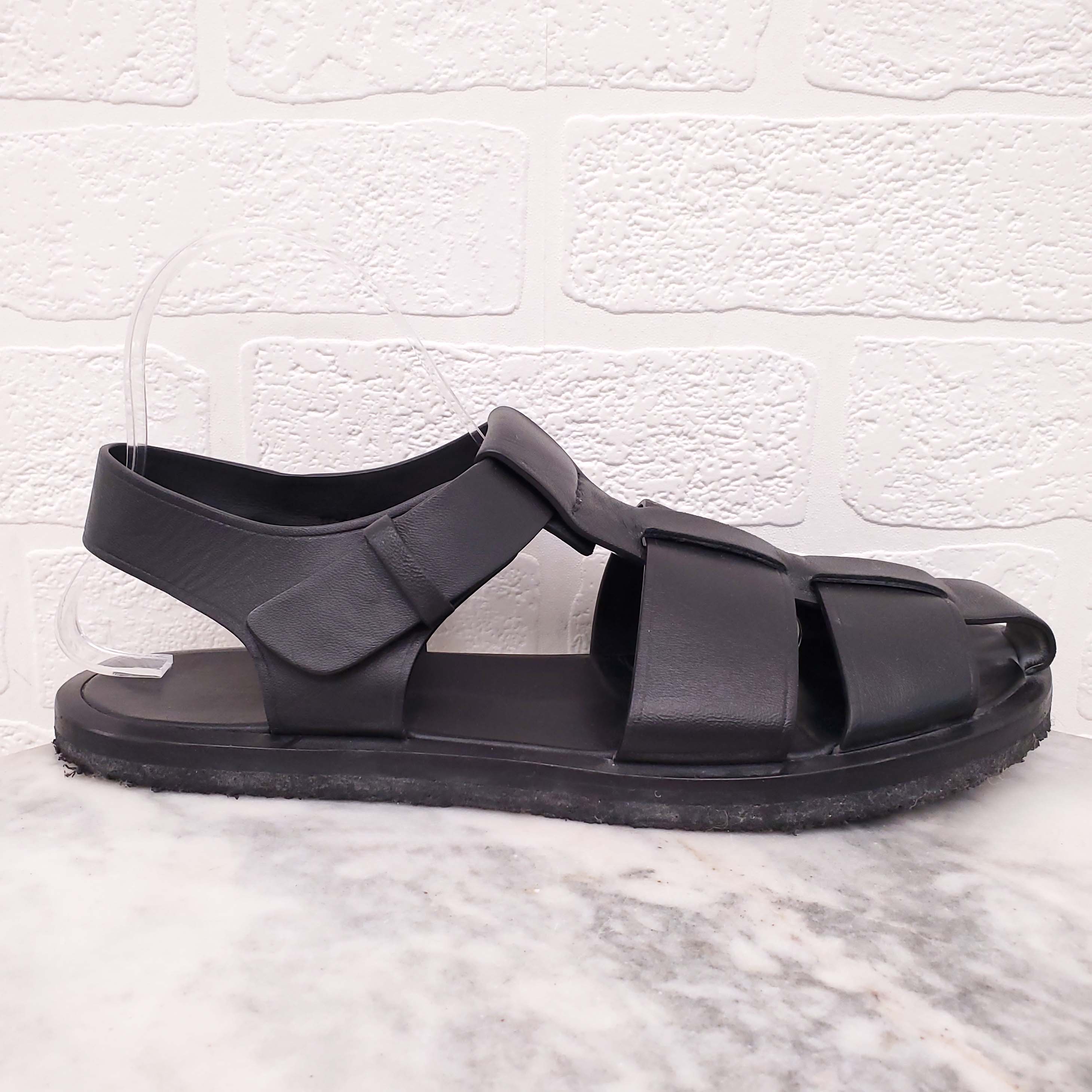 THE ROW BLACK SANDALS - SIZE 40