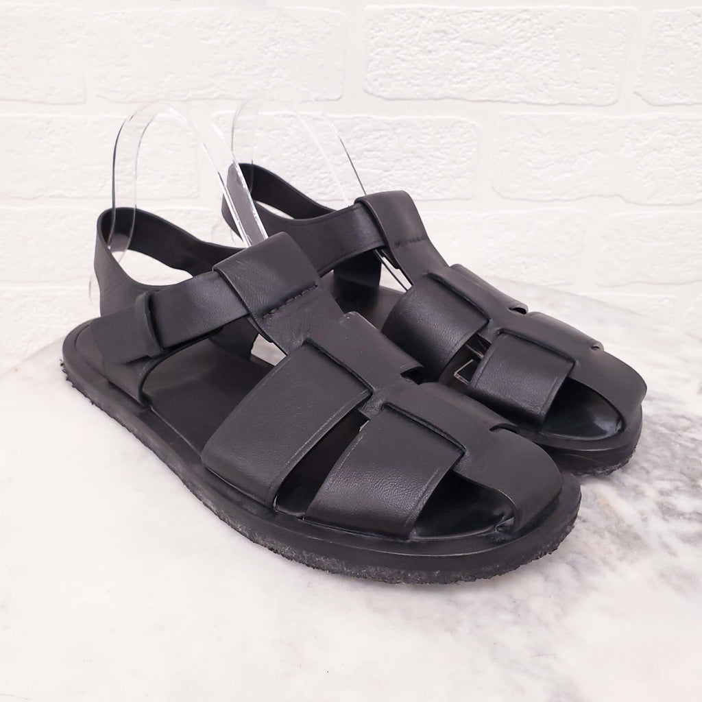 THE ROW BLACK SANDALS - SIZE 40