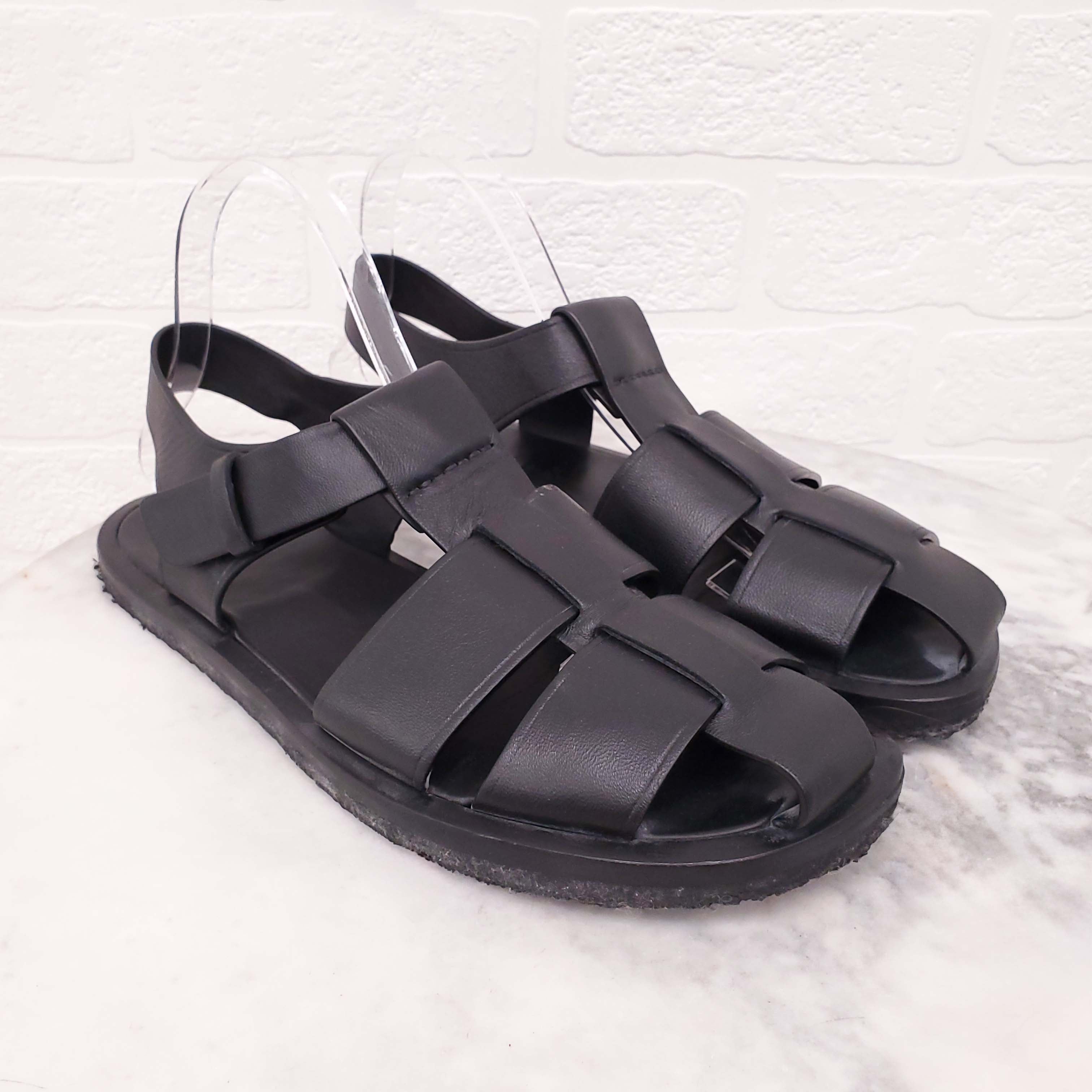 THE ROW BLACK SANDALS - SIZE 40