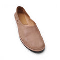 THE ROW CAMEL LEATHER CANAL FLATS - SIZE 36