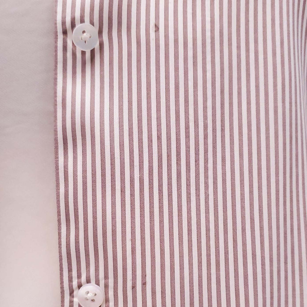 THE ROW STRIPED BUTTON-UP BLOUSE - SIZE S