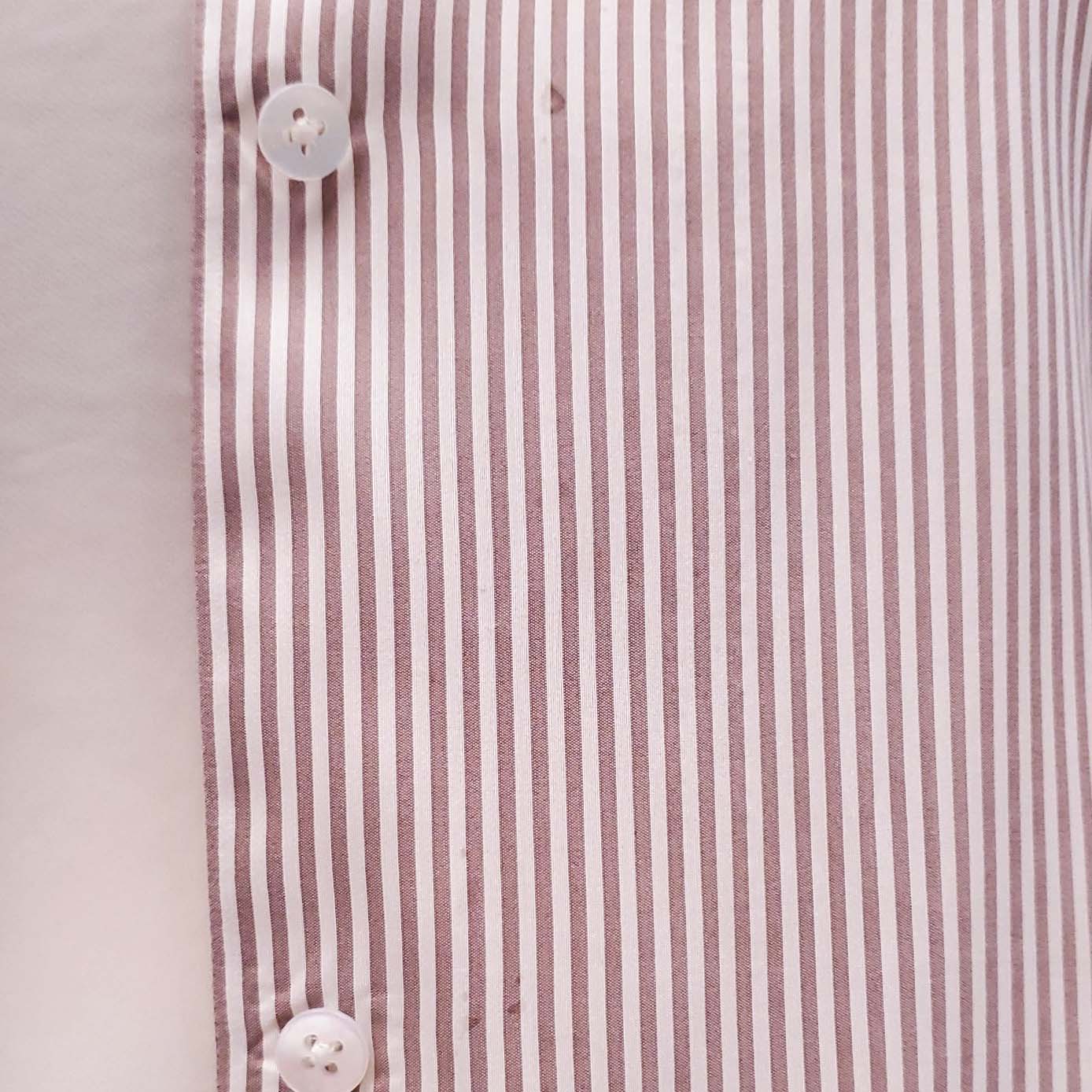 THE ROW STRIPED BUTTON-UP BLOUSE - SIZE S